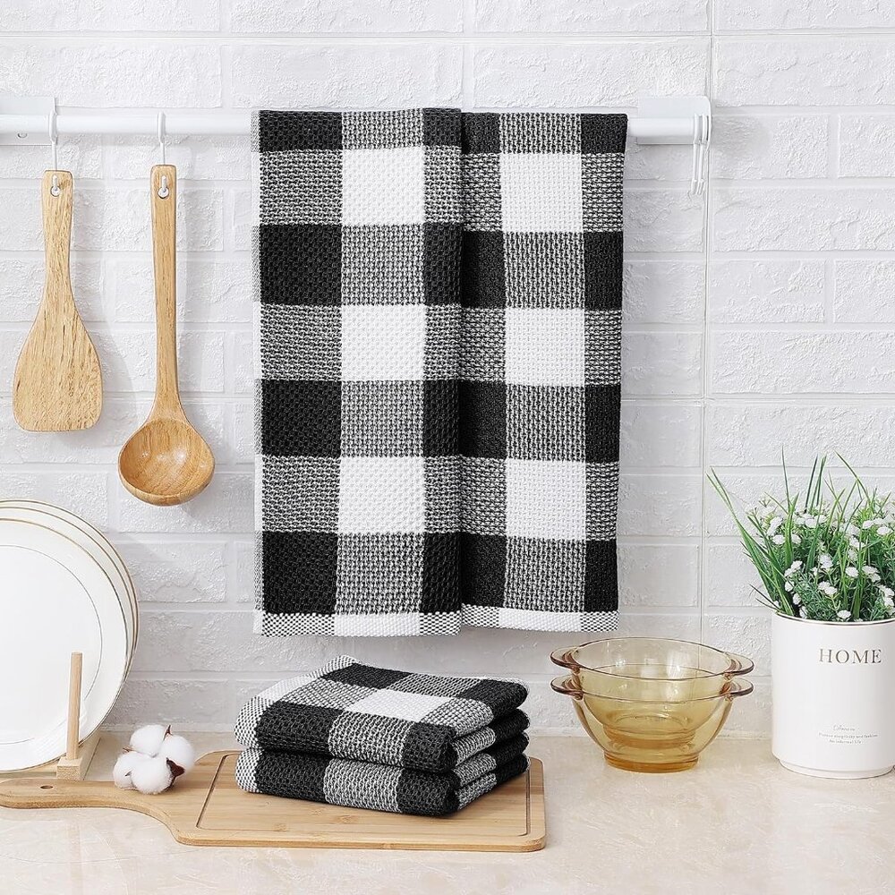100% Cotton Waffle Weave Kitchen Towels 100% Cotton Waffle Weave Kitchen Towels